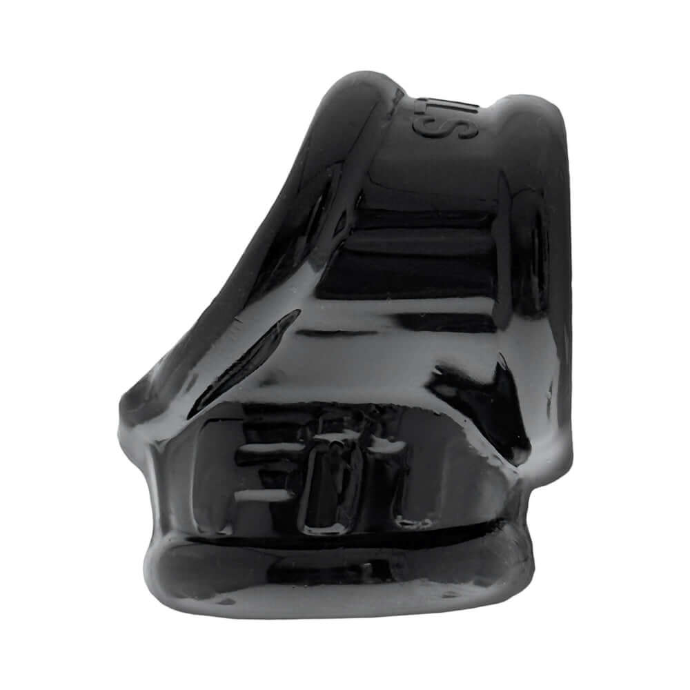 Oxballs Cocksling Fit Sling Black showing the ergonomic design and supportive fit of the product.