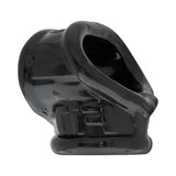 Oxballs Cocksling Fit Sling Black side view of ergonomic design for a supportive fit.