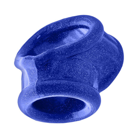 Oxballs Cocksling Fit Sling Blue Fire, a blue silicone cock ring designed for a tighter, more secure fit.