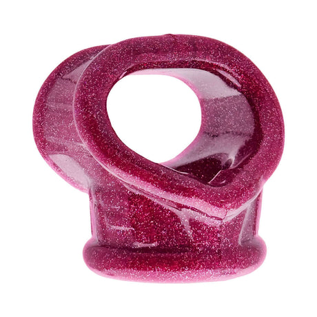 Oxballs Cocksling Fit Sling Cherry Lips in shiny cherry red color for enhanced support and comfort.