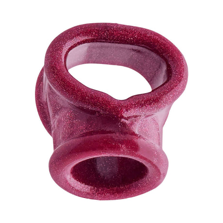 Oxballs Cocksling Fit Sling Cherry Lips in a sleek cherry color, designed for a snug and comfortable fit.