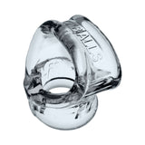 Oxballs Cocksling Fit Sling Clear designed for a slimmer and secure fit, showcasing its ergonomic design.