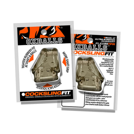 Oxballs Cocksling Fit Sling Storm packaging featuring slimmer fit and enhanced grip features.