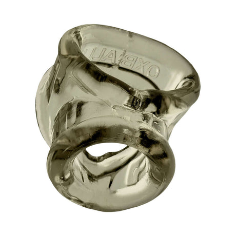 Oxballs Cocksling Fit Sling Storm clear silicone cock ring with ergonomic design for a secure fit