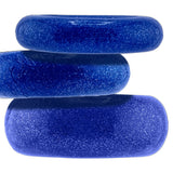 Oxballs Cockpack Multi Design 3-Pack Blue Fire featuring three unique blue cock rings.