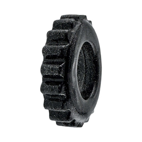 Oxballs Plushy Single Ring Black Mica featuring ultra-soft FLEX-TPR material for comfortable support and flexibility.