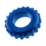 Oxballs Plushy Single Ring Blue Fire made from soft FLEX-TPR material, ideal for comfort and support.