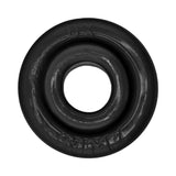 Oxballs Rimz Single Ring Black, flexible comfort-fit cock ring for secure support and plush grip.