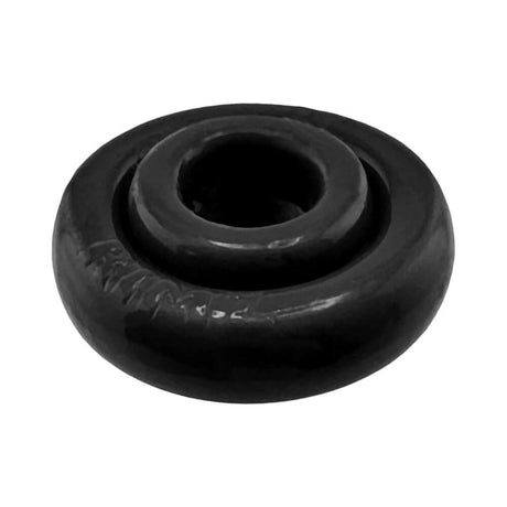 Oxballs Rimz Single Ring Black showcasing its flexible comfort-fit design and cushioned grip.
