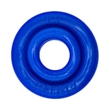 Oxballs Rimz Single Ring Pool, comfort-fit cock ring in blue, providing firm support and plush grip.
