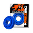Oxballs Rimz Big Single Ring Pool in blue packaging with logo and product ring visible.