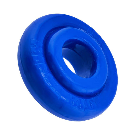 Oxballs Rimz Big Single Ring Pool, blue cock ring with a thick cushioned design for comfort and support.