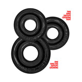 Oxballs Rimringz Multi Size 3-Pack Black featuring versatile cock rings for comfort and secure fit.