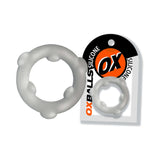 Oxballs Spinner Single Silicone Ring Vapor displayed with packaging, showcasing premium liquid-silicone design.