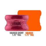 Oxballs Squeeze Short Ballstretcher Cherry Lips showcasing its compact design and colors.