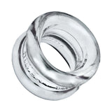 Oxballs Squeeze Short Ballstretcher Clear - transparent silicone ball stretcher for comfort and support.