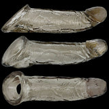 Oxballs Coach Cocksheath Storm trio of realistic cocksheaths showcasing distinct designs and textures.