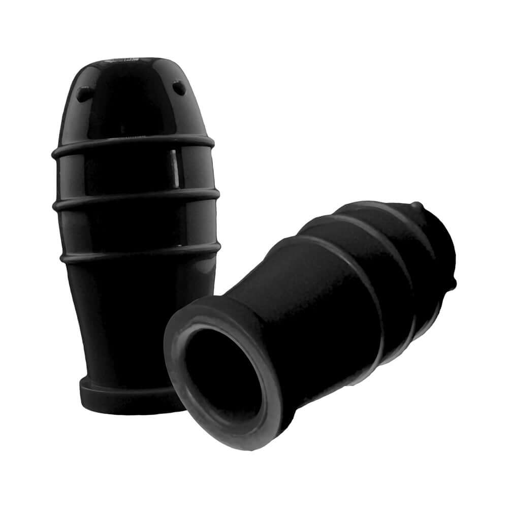Oxballs Lankyz Silicone Nipsuckers Black, flexible silicone design for deep suction and enhanced experience.