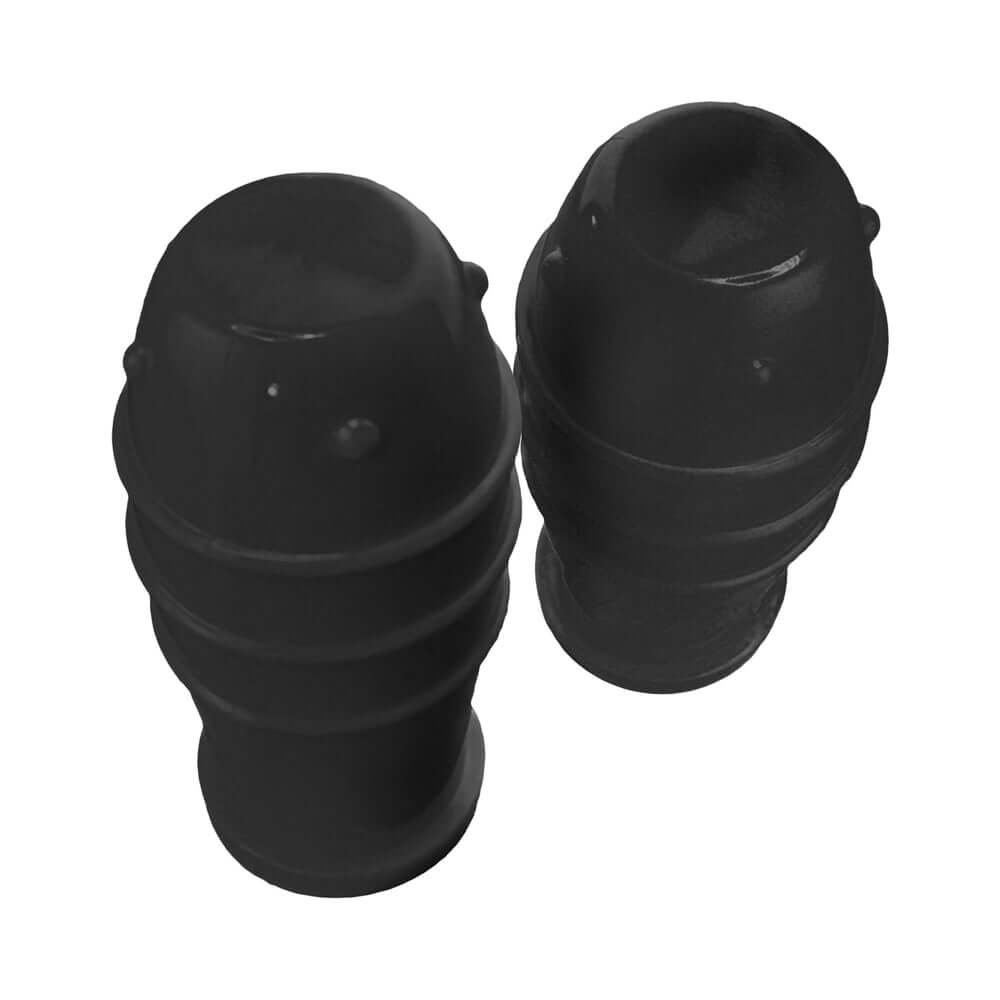 Oxballs Lankyz Silicone Nipsuckers Black designed for deep suction with flexible silicone.