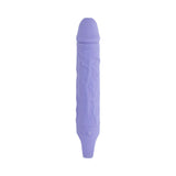 Evolved Large Purple Fantasy Vibrator with lifelike veins and ridged crown for realistic sensations.