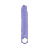 Evolved Large Purple Fantasy Vibrator featuring lifelike veins and sleek design for ultimate pleasure.