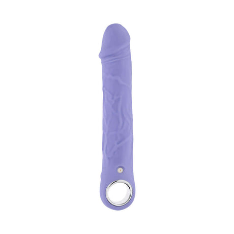Evolved Large Purple Fantasy Vibrator featuring lifelike veins and sleek design for ultimate pleasure.