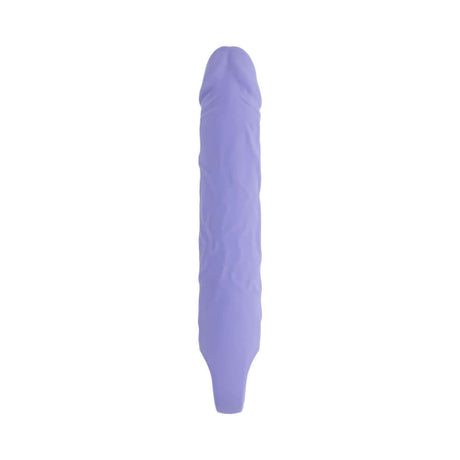 Evolved Large Purple Fantasy Vibrator with realistic veins and a lifelike design for deep satisfaction.