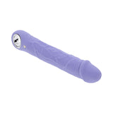 Evolved Large Purple Fantasy Vibrator features lifelike veins and a ridged head for deep pleasure.