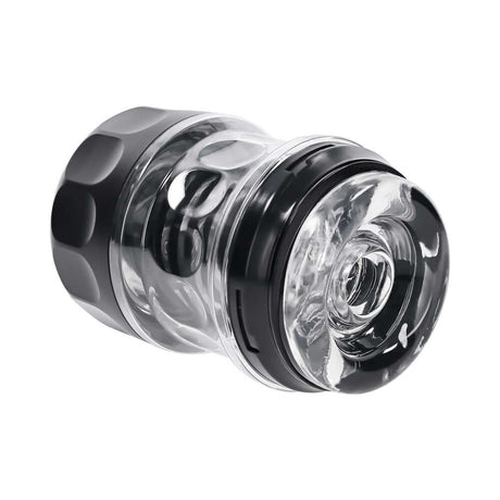 Playboy Pleasure Spring Fling Clear stroker with smooth, transparent design and textured opening for enhanced sensations.