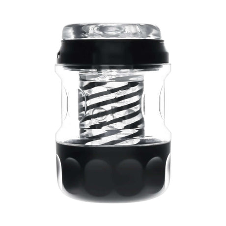 Playboy Pleasure Spring Fling Clear stroker with a transparent design and innovative twisting interior for ultimate sensation.