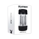 Playboy Pleasure Spring Fling Large Clear packaging showcasing the innovative stroker design for ultimate pleasure.