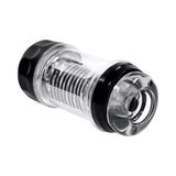 Playboy Pleasure Spring Fling Large Clear stroker with internal spring for enhanced pleasure.