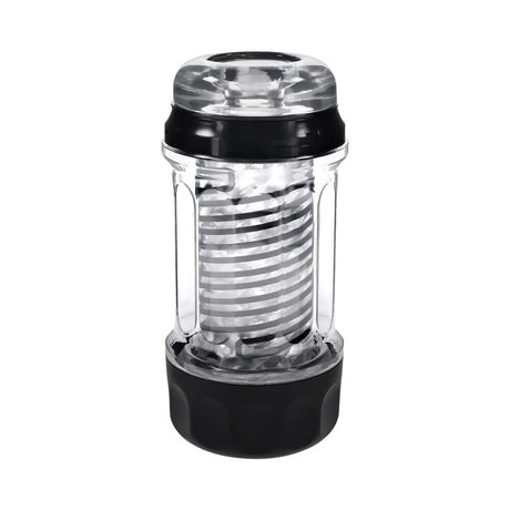 Playboy Pleasure Spring Fling Large Clear stroker with twisting internal design for ultimate pleasure.