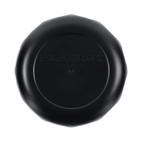 Playboy Pleasure Spring Fling Large Clear product base top view in black design.