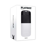 Playboy Pleasure Twisted Stroker packaging showcasing its unique dual-canister design for versatile play.