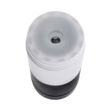 Playboy Pleasure Twisted Stroker top view showcasing dual-canister design and textured surface.