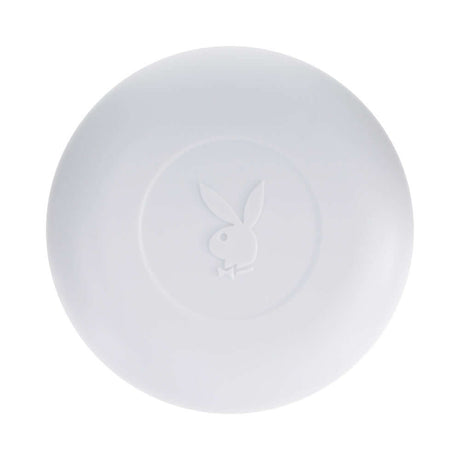 Playboy Pleasure Twisted Stroker packaging featuring the iconic Playboy bunny logo on a smooth white surface.