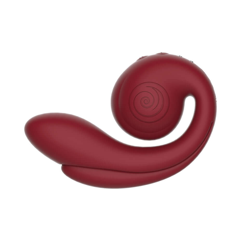SVibe Snail Gizi Pro Vibrator Bordeaux in a sleek and ergonomic design for triple-zone stimulation.