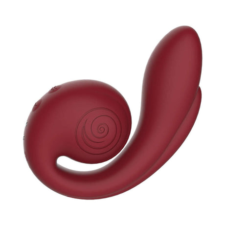 SVibe Snail Gizi Pro Vibrator Bordeaux showcasing its sleek and ergonomic design in a deep Bordeaux color.