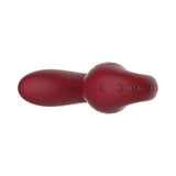 SVibe Snail Gizi Pro Vibrator Bordeaux shown from above, featuring its ergonomic design and body-safe silicone finish.