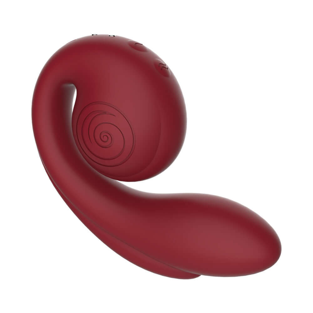 SVibe Snail Gizi Pro Vibrator Bordeaux in a sleek, ergonomic design with body-safe silicone for versatile stimulation.