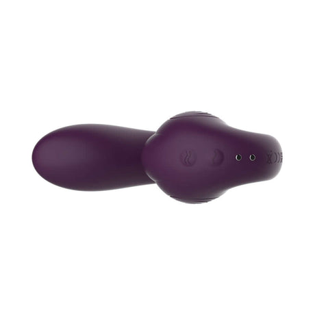 SVibe Snail Gizi Pro Vibrator Grapo in purple color with ergonomic design and control buttons.