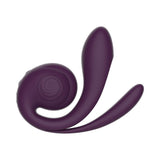 SVibe Snail Gizi Pro Vibrator Grapo in purple with ergonomic design for stable stimulation.