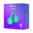 Svibe Snail Twinn Finger App Vibrator Tiffany packaging displaying the innovative design and features.