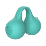Svibe Snail Twinn Finger App Vibrator Tiffany shown in teal color, a compact and innovative wearable pleasure device.
