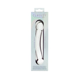 Clarity Celestial Purity Glass Dildo packaging showcasing its elegant design and premium quality.