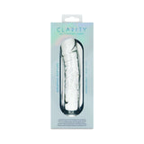 Clarity Seraphic Rapture Glass Dildo packaging showcasing its elegant design and craftsmanship.