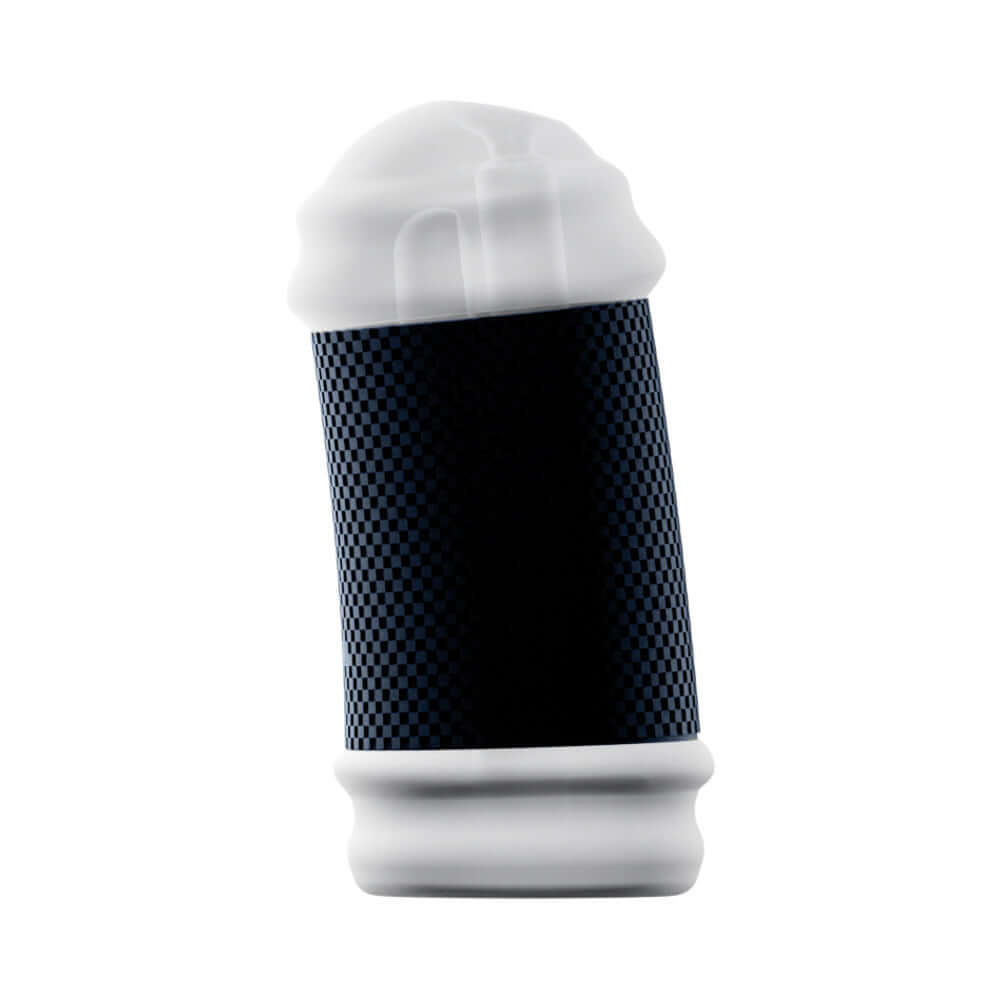 VeDO Spank Rechargeable Vibrating Stroker Clear, a 7-inch insertable stroker with a soft, stretchable design.