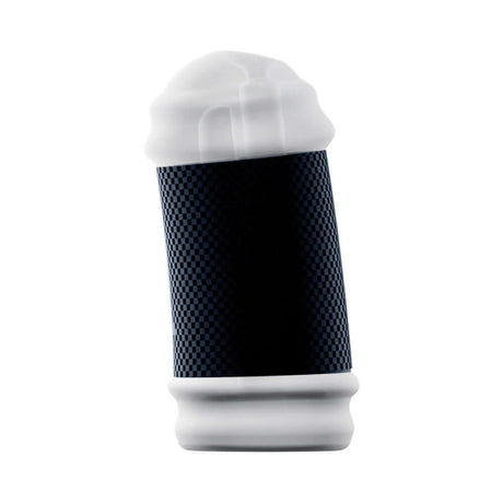 VeDO Spank Rechargeable Vibrating Stroker Clear, a 7-inch insertable stroker with a soft, stretchable design.