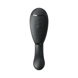 Womanizer Next Duo Massager Black front view with control buttons for ultimate pleasure.